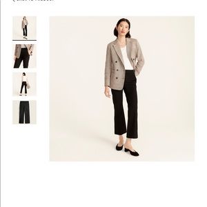 J.Crew - Hayden kickout crop pant in bi-stretch cotton